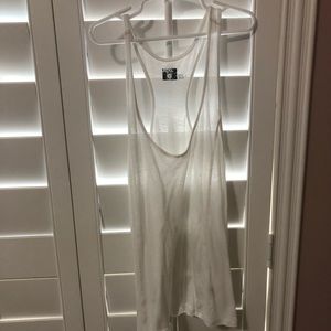 white tank top